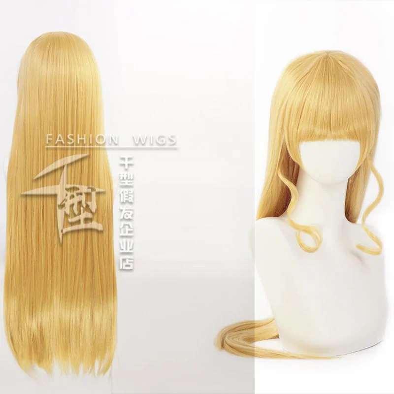 

Anime Lovelive!Superstar!! Heanna Sumire Cosplay Wig Yellow Long Hair Heat Resistant Synthetic Halloween Party Accessories Props