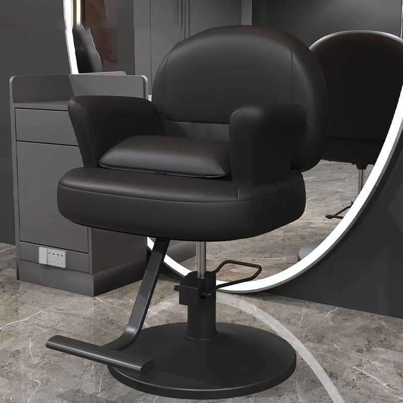 Makeup Swivel Recliner Hair Salon Chair Barber Beauty Make Up Hairdressing Chair Shampoo Cadeira De Barbeiro Salon Furniture