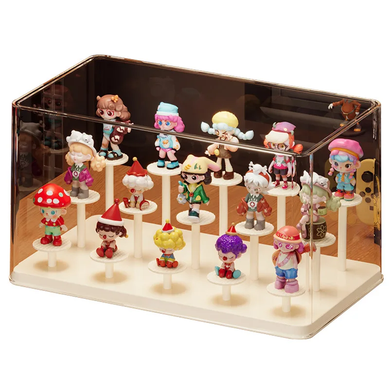 대용량 블라인드 박스 디스플레이 스탠드 투명 버블 매트 인형 피규어 보관함 방진 장난감 진열장 반려동물 친화적 디자인