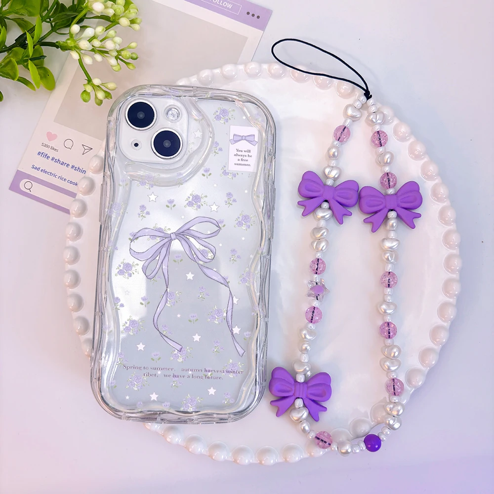 Stylish Butterfly Bow Phone Case - Elegant and Durable Cover