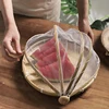 1/2/3 Tier Storage Tray Bamboo Woven Baskets Handmade Fruit Bread Snack Plate Kitchen Dining Room Desk Picnics Basket Organizer 5