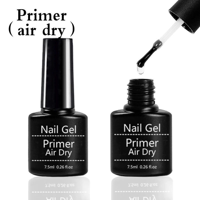 Limegirl 7.5ml Fast Air Dry Primer Matt Top Gel Base Primer Top Coat And Base Ccoat Soak Off Gel