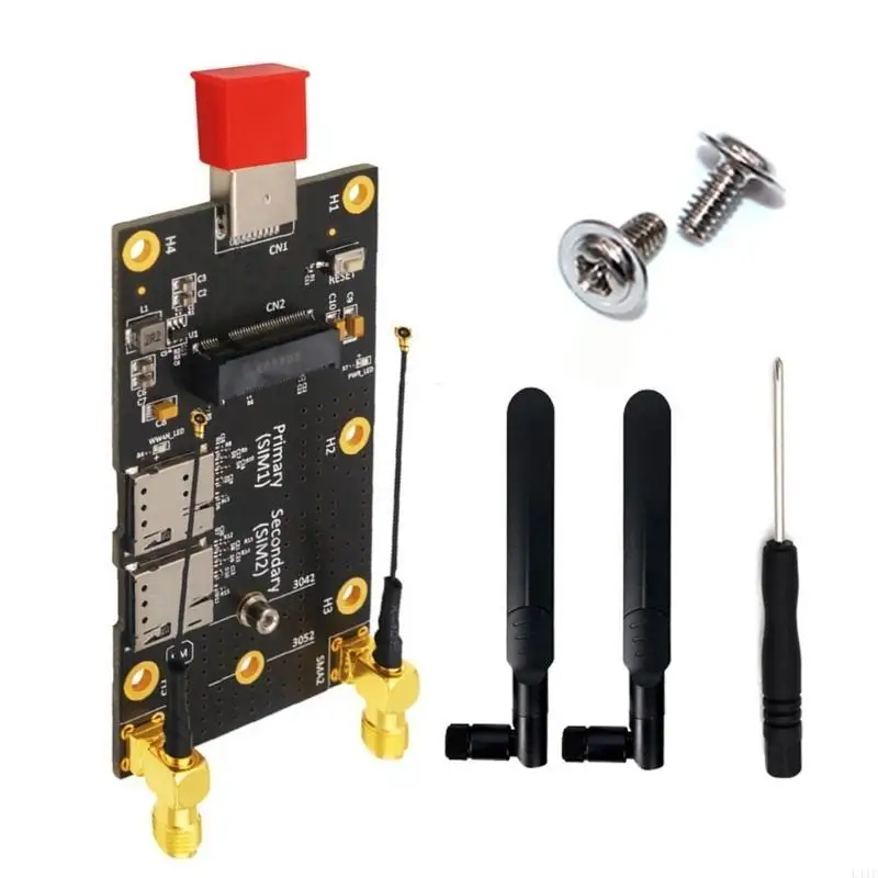 L41F 2슬롯 장치 M.2 USB3.0 포트 컴퓨터 부품 모듈 데이터 교환 하드웨어 액세서리용 무선 모뎀 어댑터 카드