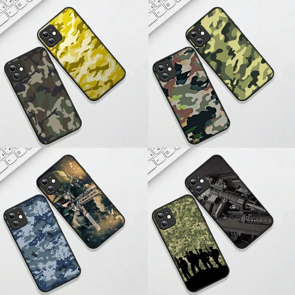 Camo Pattern Military Army Camouflage Phone Case Cover