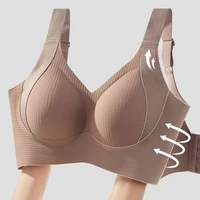 Soutien-gorge réglable de haute qualité pour femmes, pour gros seins, petite taille, confort sans trace, sans anneaux en acier, sous-vêtements pour femmes 2