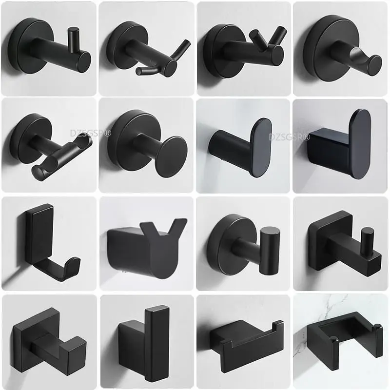

New Multifunction Wood Hook Wall Decor Storage Hook Behind-door Key Coat Holder Clothes Hanger Punching-free Wall Organizer Hook