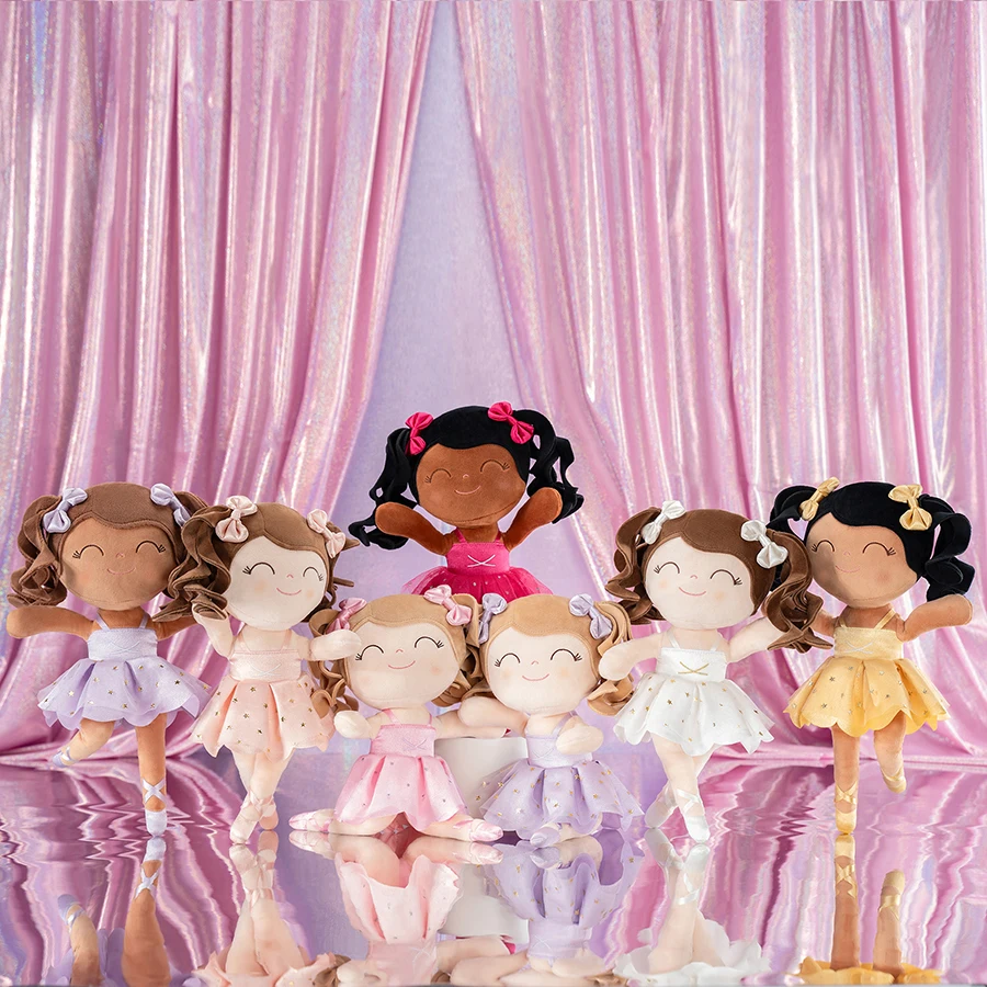 Gloveleya baby dolls curly ballet girl doll baby girl plush doll for baby's first birthday gift bjd dolls reborn dolls movable dolls fashion dolls plush dolls mini dolls toys humanoid dolls swimming dolls mini resin dolls nesting dolls