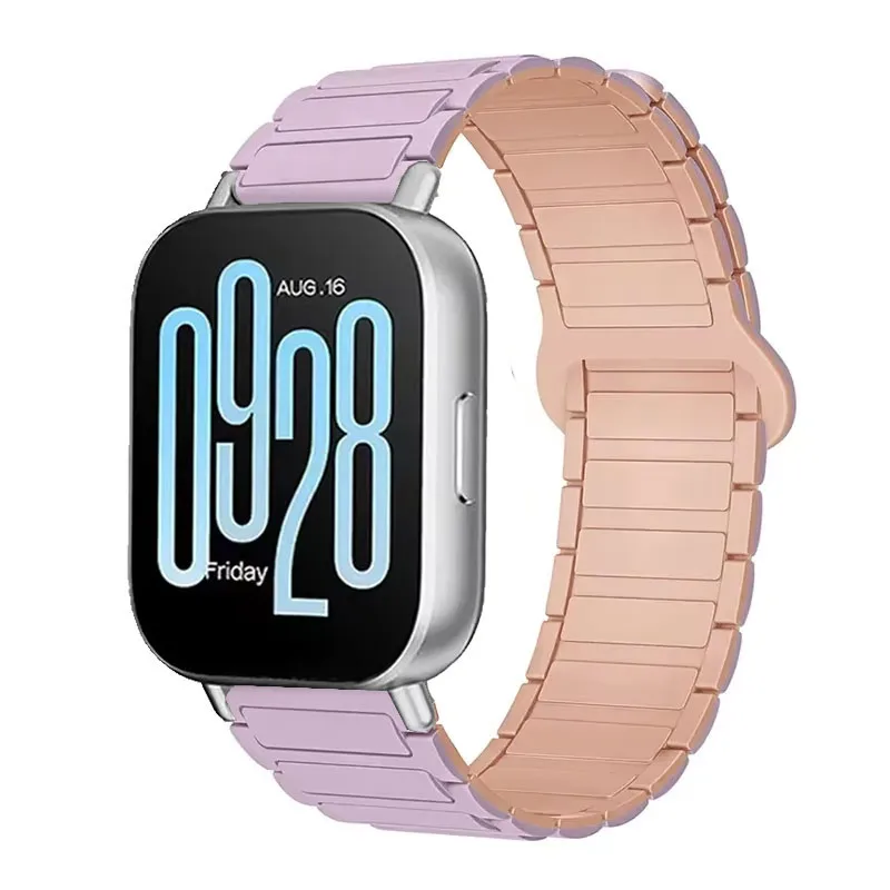 Magnetic Silicone Loop Strap Wristband, 22mm