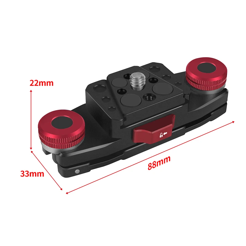 Support GoPro Vélo Noir Clip Ceinture - Fixation Caméra Action