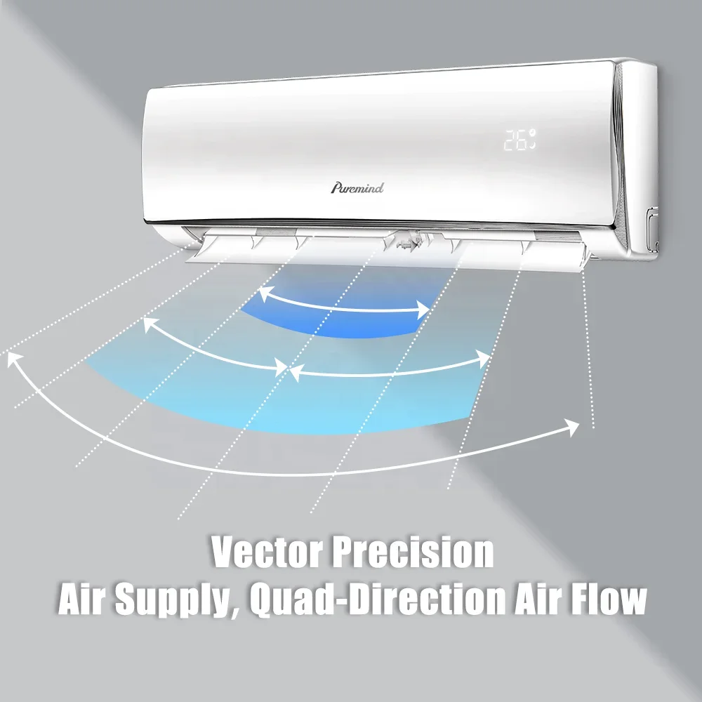R410A 12kW 1.5 Hp Split Air Conditioner Cooling Heating For Household 6