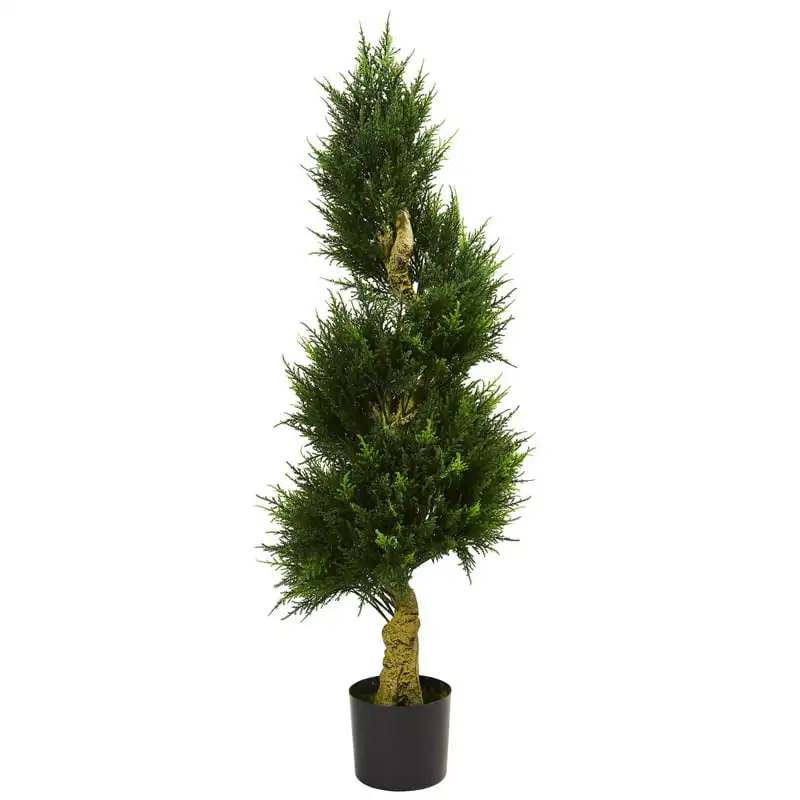 

ft. Spiral Cypress Artificial Tree, UV Resistant (Indoor/Outdoor)