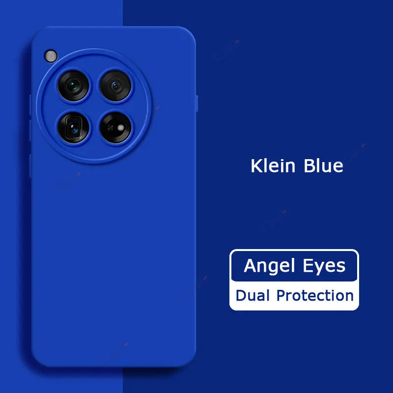 Luxury Angel Eyes Square Liquid Silicone Case Cover - Soft 360 Shockproof Mobile Phone Shell