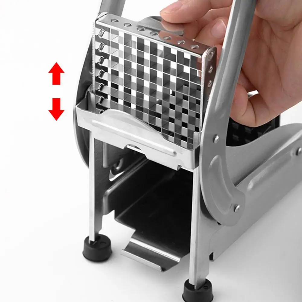 Description Picture 4 of itemKitchen Manual Cutter Stainless Steel French Fries Slicer Potato Chips Maker Meat Chopper Cutting Cooking Machine（only blade）