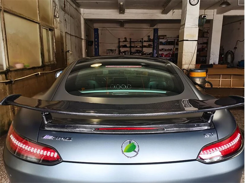 For Mercedes Benz AMG GT GTS GTC 2015-2023 Real Carbon Fiber Spoiler REAR WING TRUNK LIP SPOILERS High Quality GTR Splitters 28 - Racext For Mercedes Benz AMG GT GTS GTC 2015-2023 Real Carbon Fiber Spoiler REAR WING TRUNK LIP SPOILERS High Quality GTR Splitters - - Racext 27