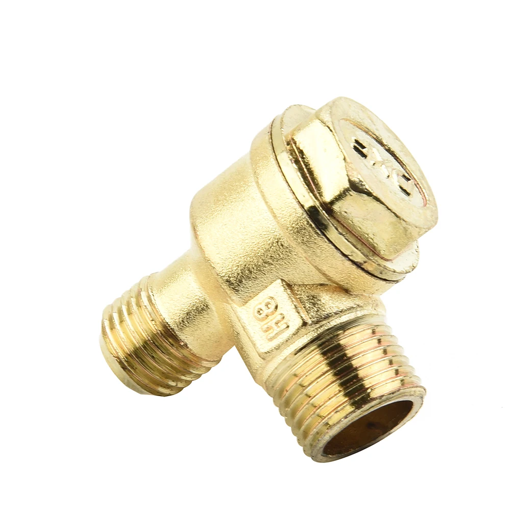 

Air Compressor Check Valve Three Male Connector 16/14/7mm Zinc Alloy For Pipeline Connection Pneumatic Tank Piston Pump