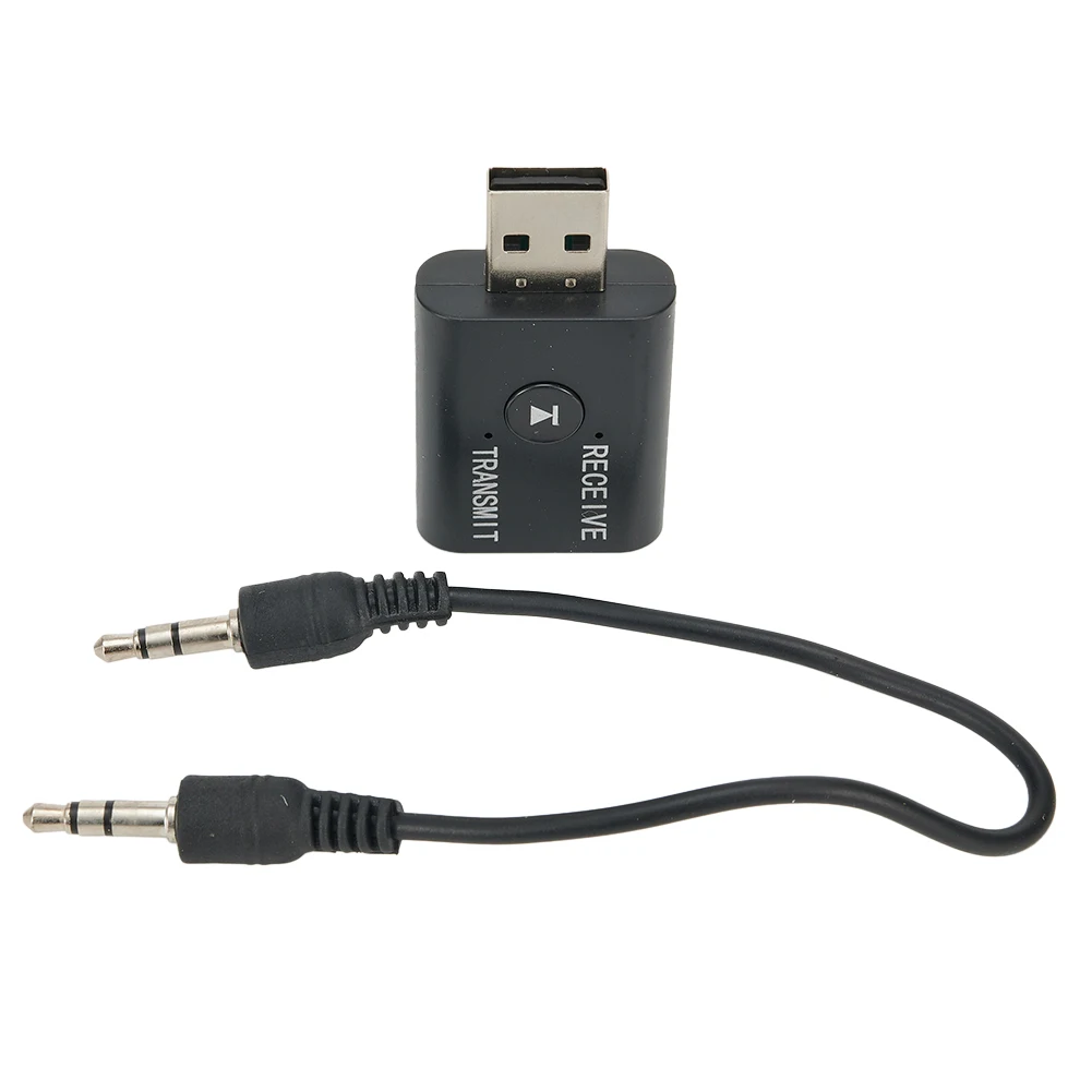 

1set Bluetooth-compatible Adapter TR6 Bluetooth-compatible 5.0 Receiver Transmitter 3.5mm USB Aux Adapter Interior Accessories