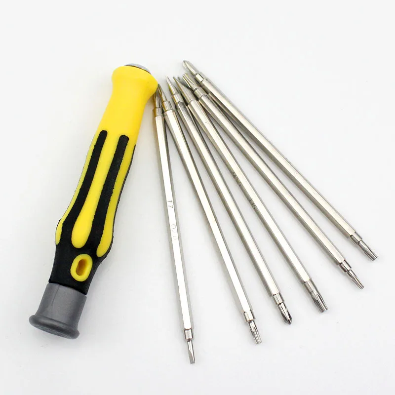 

6pcs/12 in 1 Screwdriver Set Insulated Magnetic Screwdriver Bit Hex Torx Screwdriver Bit Flat Hand Tool Safe