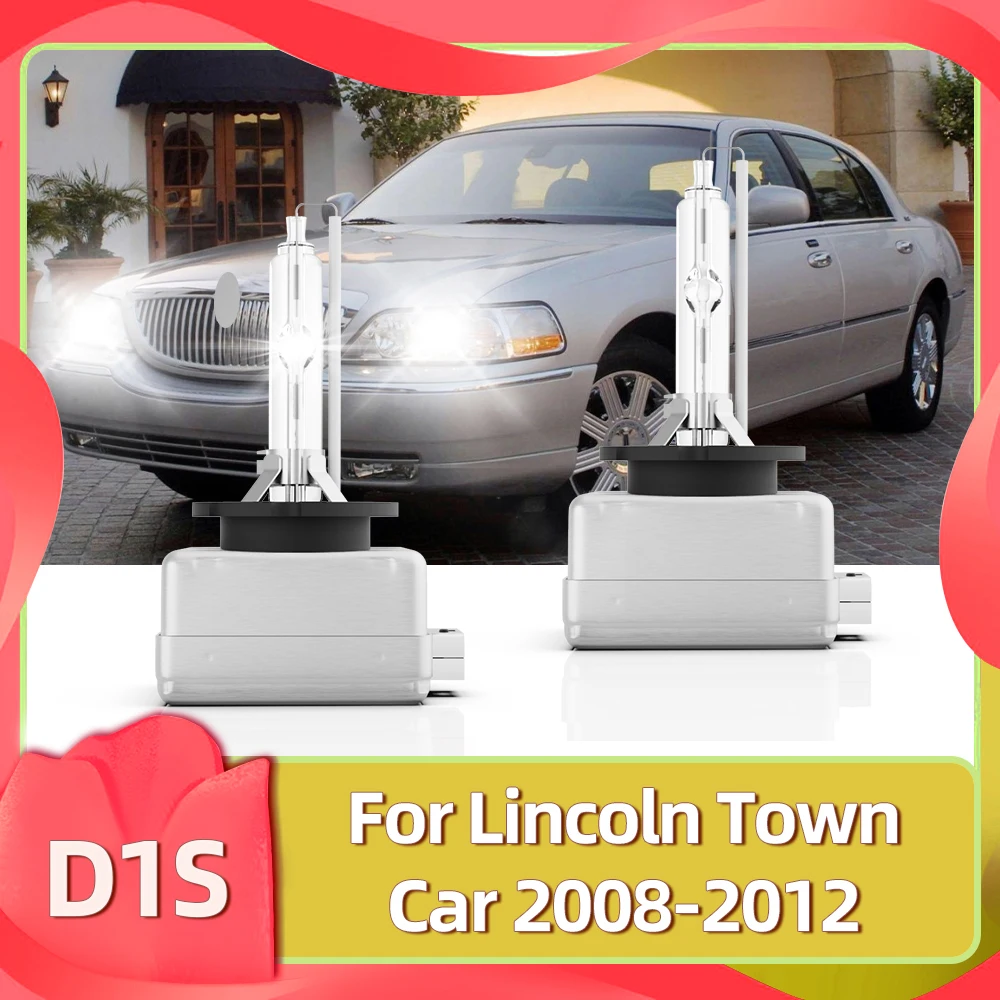 

Roadsun 2PCS Xenon Bulb Lamp D1S HID Light 6000K Auto Car Headlight Headlamp For Lincoln Town Car Sedan 2008 2009 2010 2011 2012