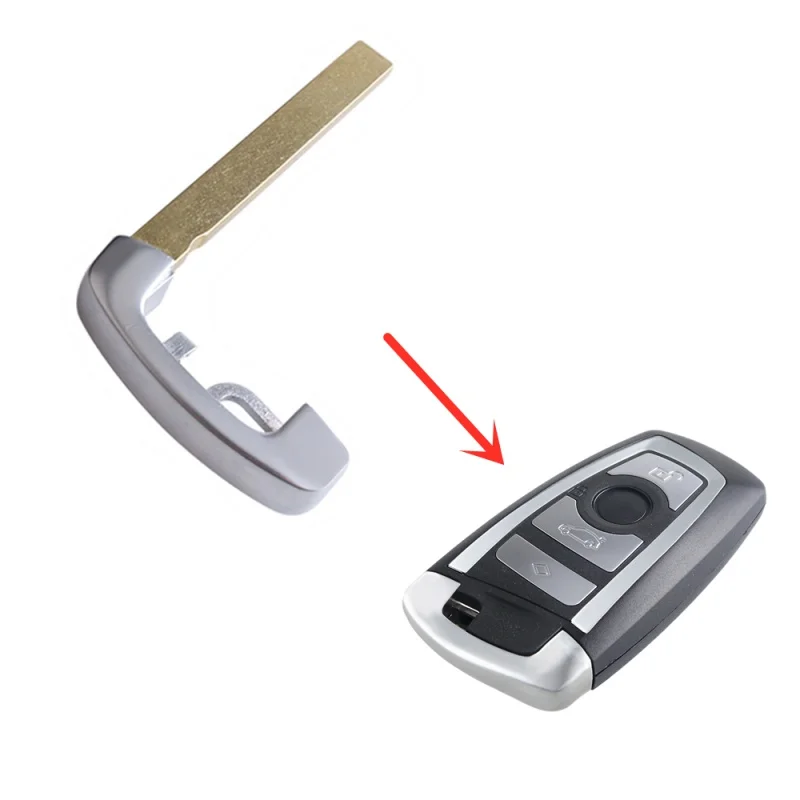 Hindley Key Blade For BMW MiNi 3 5 6 7 series X5 X6 New 5 7 Series Emergency Uncut Insert Blank Key Blade Smart Remote Fit