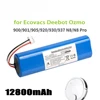 12800mAh Replacement Battery for Ecovacs Deebot Ozmo 900, 901, 905, 920, 930, 937, N8, N8 Pro 14.4V Li-ION Robot Vacuum Cleaner 1