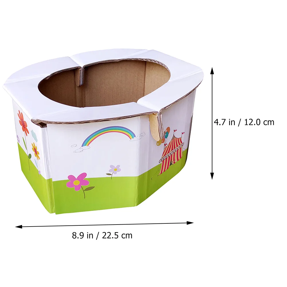 Portable Baby Paper Travel Toilet Folding Toilet for Baby Convenient and Compact Foldable Potty Seat for Car Travel 2