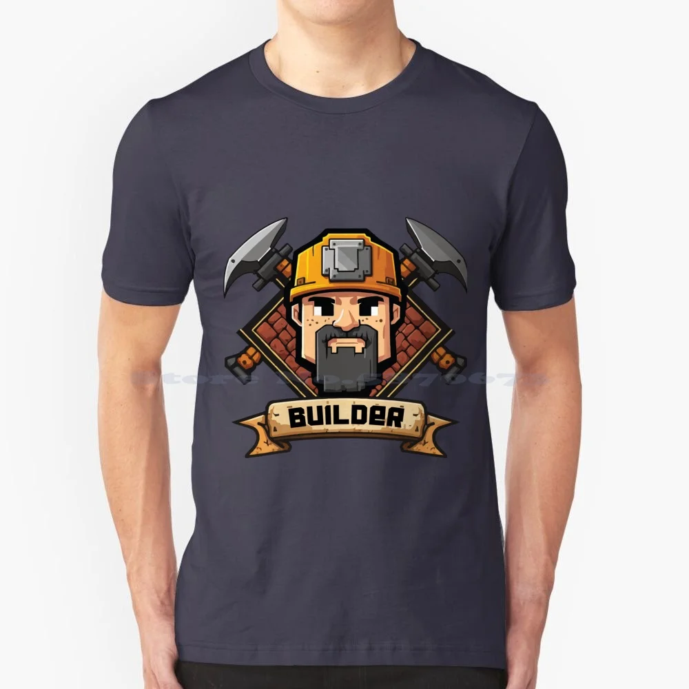 [Best For Builder] Tutti Possono Essere Una Maglietta Builder 100% Cotone Tee Scoop Bob The Builder Memes New Bob The Builder Bob The