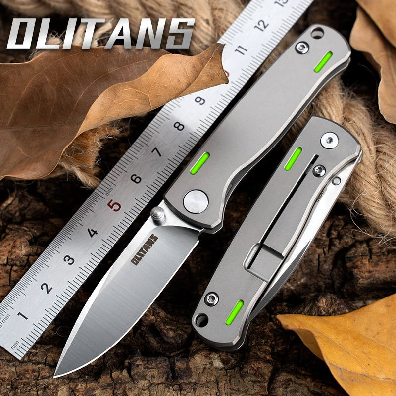 Folding Knife M390 Titanium Handle Titanium Alloy Handle Knife M390
