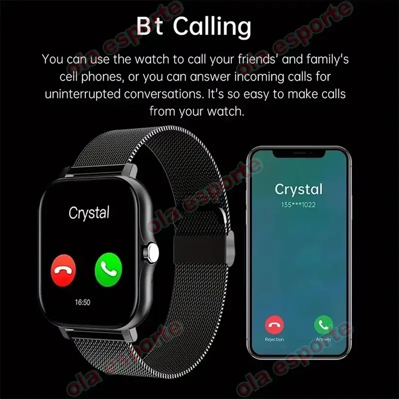 2026 New Smart Watch Men Women Heart Rate 1.83" AMOLED Screen Waterproof Bluetooth Call Sports Smart Watch For iOS Android HW12 - Image 3