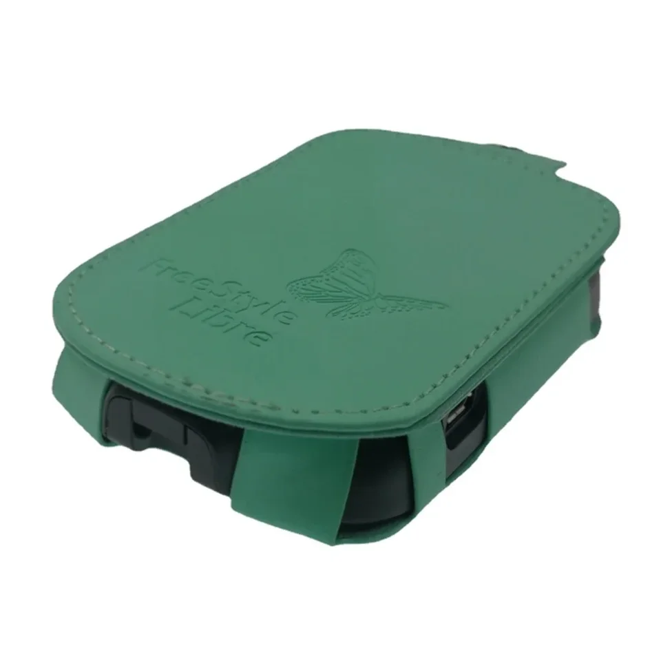 Étui De Protection En Silicone Pour Le Abbott Freestyle Libre 2 Avec 20 Patchs Adhésifs Pour Capteur, Housse De Protection Anti-Rayures Compatible