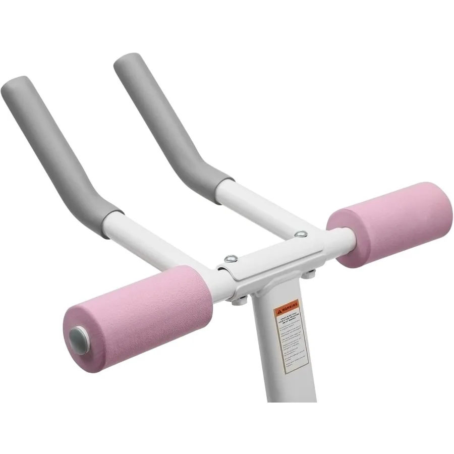 Ab Machine Ab Trainer Abdominal Workout Machine Waist Cruncher Core Toner Shaper with LED Monitor Ab Swing Height Adjustable Abd