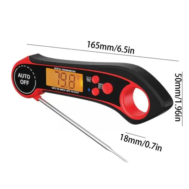 Digitális Bbq Konyhai Élelmiszer -Hőmérő Húsvizes Tej Főzési Szonda Elektronikus Sütő Vízálló Hőmérő Konyha V0I5 - Image 6