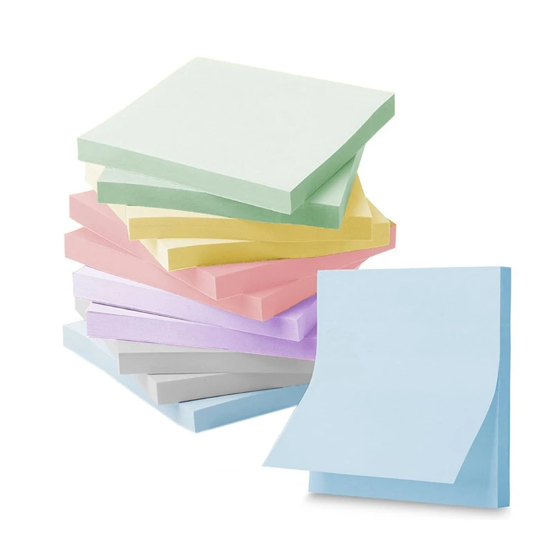 

12 PCS Super Sticky Notes Superior Stickiness 3X3 Inches Eco-Friendly, Portable, Perfect