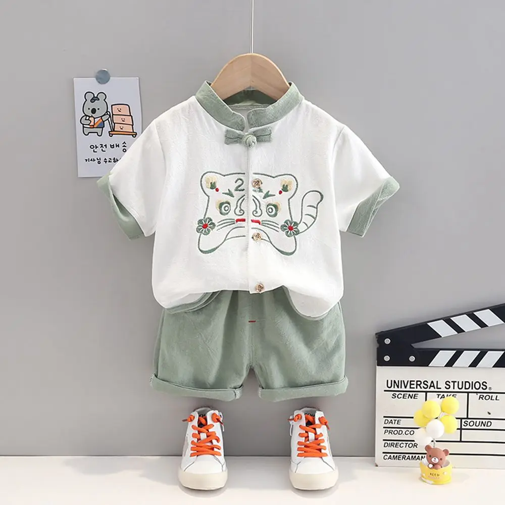 SummerBabyBoyClothes2022KoreanFashionEmbroideryTshirtsTops