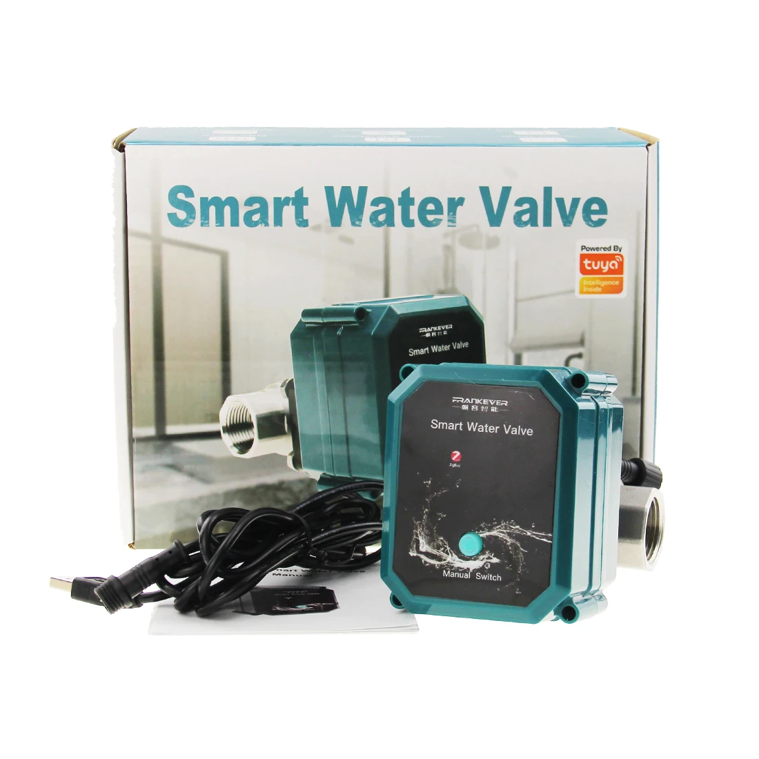 Tuya Zigbee 3.0 Water Valve Shutoff ON 0% To 100% Controller Support Alexa Googl
