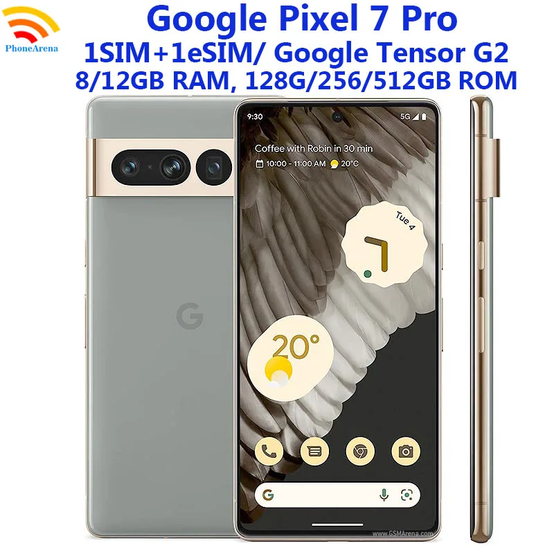 US Version Google Pixel 7 Pro 5G Smartphone 128GB/256GB/512GB ROM