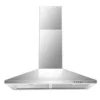 Tieasy 30 Inch 450 CFM Wall Mount Ducted/Ductless Permanent Filters LED Light Stainless Steel Range Hood for Kitchen US1001G75A 1