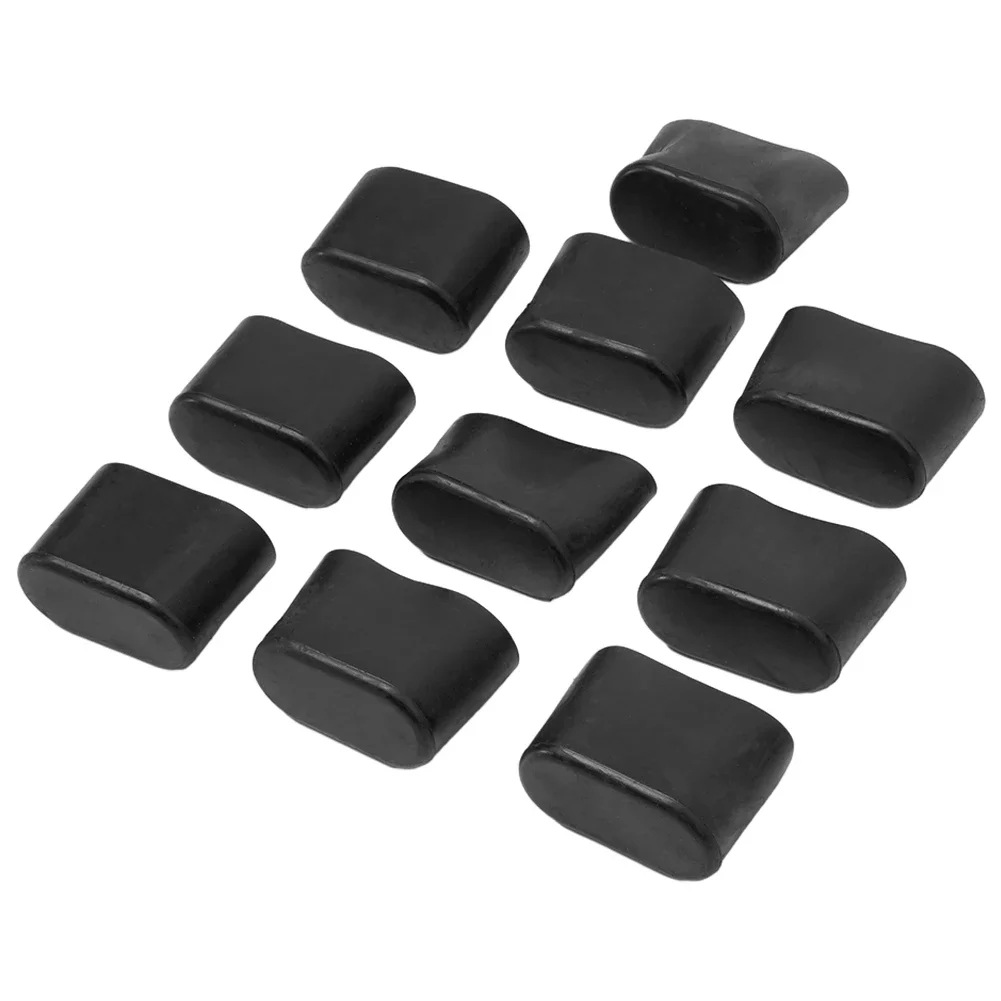 Oval Covers Chair Leg Cap 10Pcs Patio Rubber Floor Protectors For Outdoor Furniture Garden Office 2022 Durable
