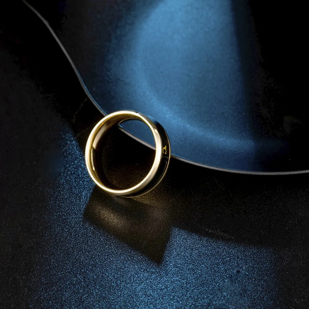 Stainless Steel Ring Smart Sensor Body Stainless Steel Love Band Ring Temperature Measurement Function Rings For Couples Accessories Anillo