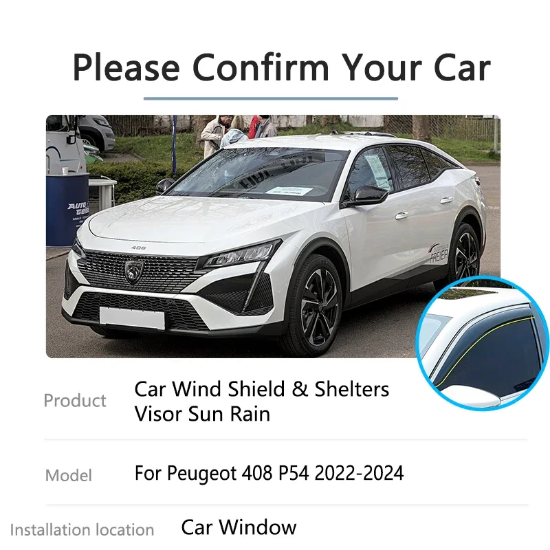 （特別価格）Window Subaru OEM Window Deflectors (Rain Guards) 2022-2024 WRX