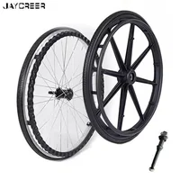 ALWAYSME 24 inch Rear Wheel With Hand Trim Grip For Wheelchairs 1