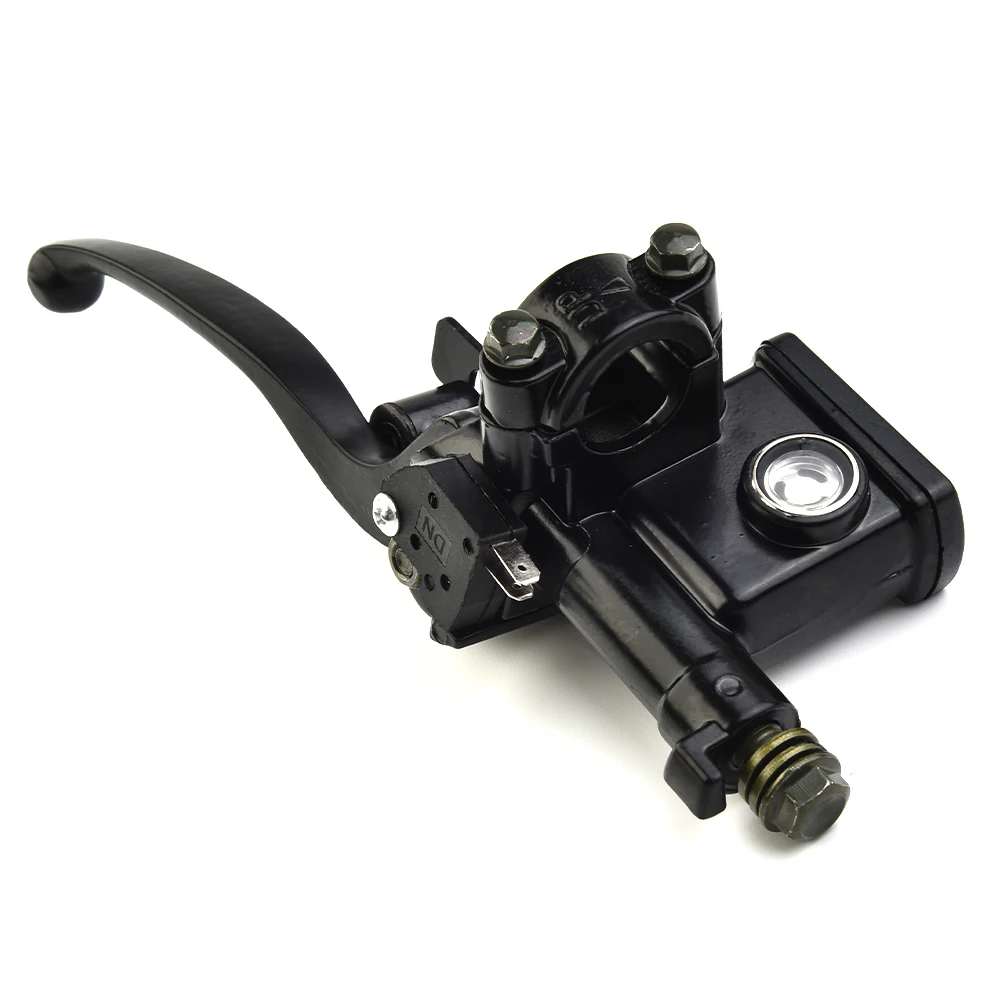 1pc 오토바이 브레이크 캘리퍼스 왼쪽 핸들 브레이크 마스터 실린더 액세서리 50cc 70cc 90cc 110cc 125cc 150cc ATV 먼지 자전거