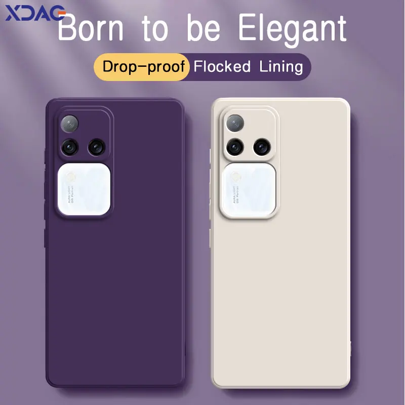 Enhanced Liquid Silicone Full Protective Phone Case - Soft, 360-Degree Fall Prevention Mobile Cover