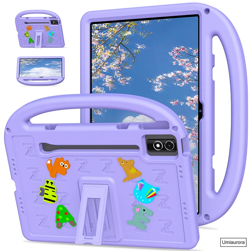 Kids Shockproof EVA Handle Stand Tablet Case