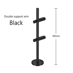 Premium Aluminum Universal Graphics Card Support Bracket (Double Black)