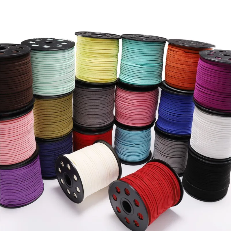 

10M/Lot 0.5-2.5mm Leather Line Waxed Cord Cotton Thread String Strap Necklace Rope Bead Bracelet for DIY Jewelry Making Supplies