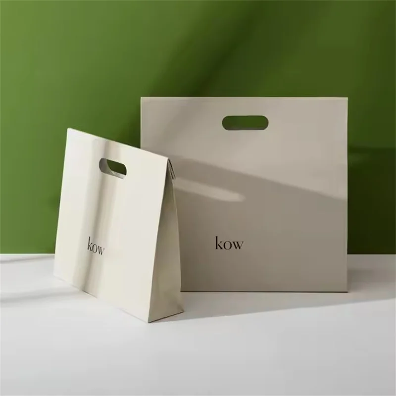 Sacs en papier carton imprimés personnalisés, 500 pièces, sacs cadeaux de luxe de haute qualité avec votre logo pour le shopping et l'emballage, vente en gros 1
