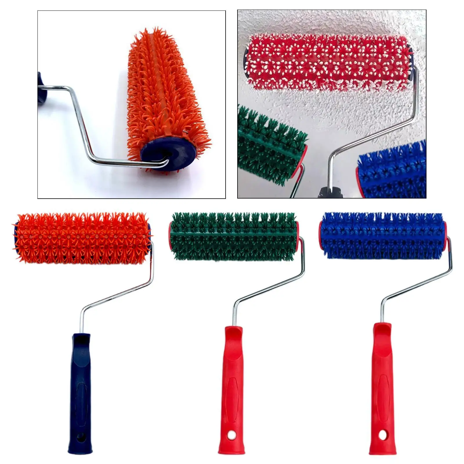 Decorative Paint Roller Household Wall Painting Brush for DIY Texture Pattern Roller for Home and Furniture Art