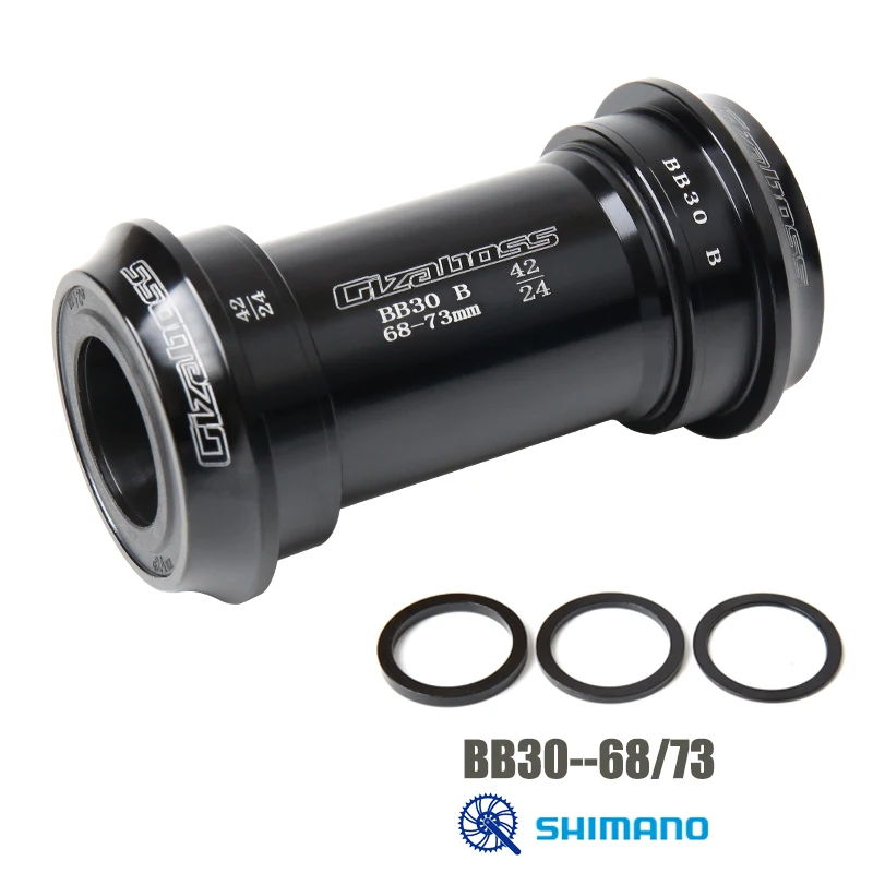 GIZABOSS BSA BB30 BB386 PF30 BB79 PF92 Bottom Bracket Bicycle Axis MTB Road Bike Aluminum Alloy Waterproof Crank Set Axis Part,bicycle bottom bracket