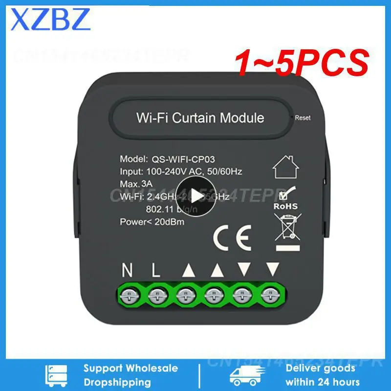 

1~5PCS QS-Zig-bee/Wifi-CP03 Tu-ya Zig-Bee/WiFi Switch Module for Roller Shutter Blinds Motor Home Home Alexa