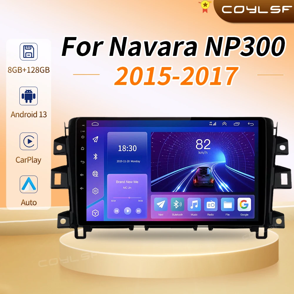

Stereo Android 13 For Nissan NAVARA Frontier NP300 NP 2015-2017 Touchscreen QLED Car Monitor TV Navigation CPU Player Radio